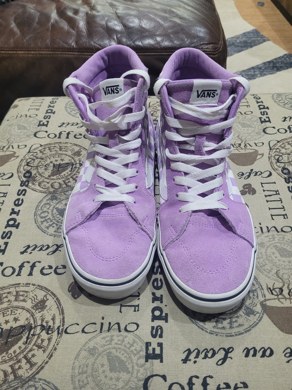Vans Sk8-Hi Lavender Suede High-Top Sneakers